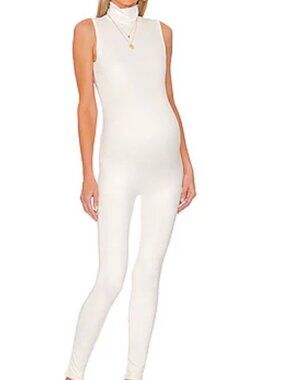 Bumpsuit Maternity The Stevie Maternity Unitard Sleeveless Jumpsuit With Drape N